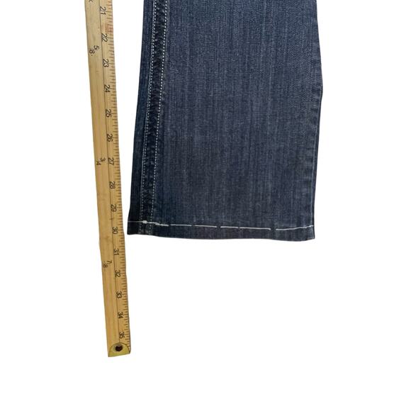 Grace in LA Jeans Size 13/30 Embellished Bootcut Rhinestone Pockets FLAW - Picture 8 of 15
